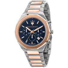 MASERATI Stile Two Tone Stainless Steel Chronograph R8873642002
